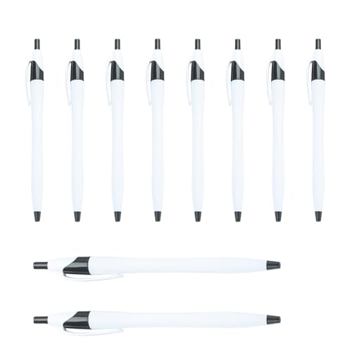 Ksikdeg 10 Stück Druckkugelschreiber 1,0 mm Schreibstift Kugelschreiber Schwarze Tinte Schreibwaren Stift für Schüler Ksikdeg 10 Stück Druckkugelschreiber 1,0 mm Schreibstift Kugelschreiber Schwarze Tinte Schreibwaren Stift für Schüler von Ksikdeg