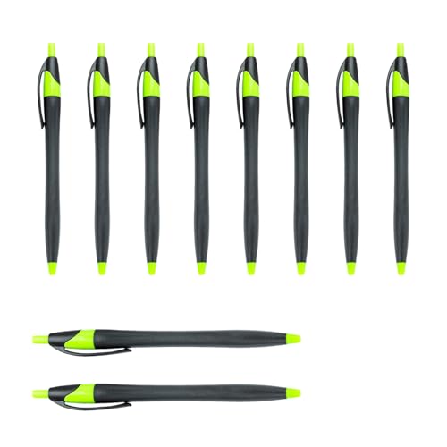 Ksikdeg 10 Stück Druckkugelschreiber 1,0 mm Schreibstift Kugelschreiber Schwarze Tinte Schreibwaren Stift für Schüler Ksikdeg 10 Stück Druckkugelschreiber 1,0 mm Schreibstift Kugelschreiber Schwarze Tinte Schreibwaren Stift für Schüler von Ksikdeg
