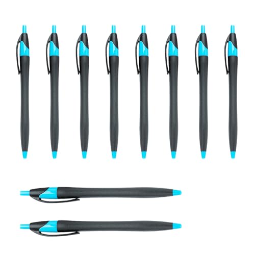 Ksikdeg 10 Stück Druckkugelschreiber 1,0 mm Schreibstift Kugelschreiber Schwarze Tinte Schreibwaren Stift für Schüler Ksikdeg 10 Stück Druckkugelschreiber 1,0 mm Schreibstift Kugelschreiber Schwarze Tinte Schreibwaren Stift für Schüler von Ksikdeg