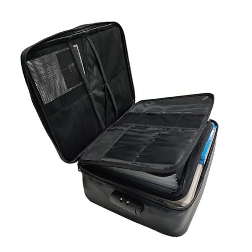 Ksikdeg 1200.0 °C Wärmeisolierte Dokumentenbox mit Schloss, wasserdichte Dateiaufbewahrungsbox, Dokumenten-Organizer, Etui für Büro Ksikdeg 1200.0 °C Wärmeisolierte Dokumentenbox mit Schloss, wasserdichte Dateiaufbewahrungsbox, Dokumenten-Organizer, Etui für Büro von Ksikdeg