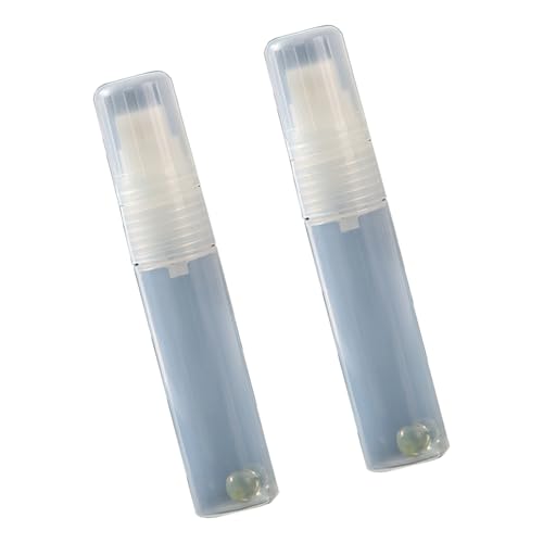 Ksikdeg 2 x 15 mm flacher Kopf, leer, befüllbarer Rohling, nachfüllbarer Lackstift, befüllbare Acrylfarben-Marker für Öl von Ksikdeg