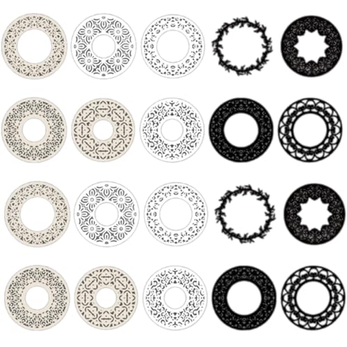 Ksikdeg 20 Blatt Vintage Aesthetic Scrapbooking Papier Dekoratives Hintergrundpapier für Scrapbooking Planer Journal Foto von Ksikdeg