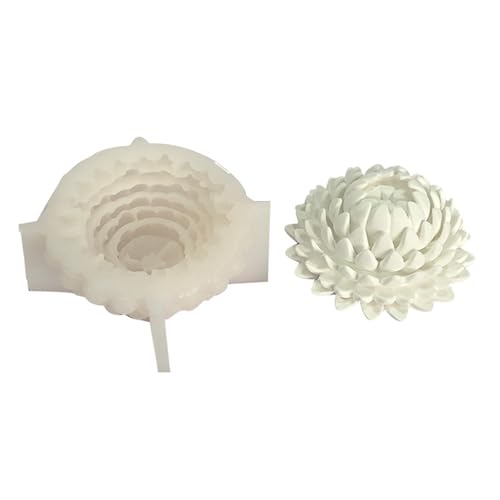 Ksikdeg 3D-Blumen-Silikon-Kerzenformen, Epoxidharz, Silikonformen für Kerzen, Seife, Gips, Dekorationen, Gips-Silikon von Ksikdeg