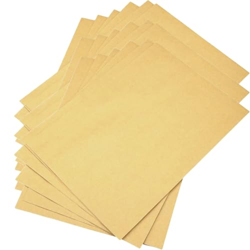 Ksikdeg 50 Stück Briefumschläge für Versand, Fensterumschläge, Versandtaschen, 25,4 x 17,8 cm, große Dokumente von Ksikdeg