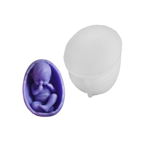 Ksikdeg Baby-Silikonformen, leicht zu entformen, für Epoxidharz, Kerzen, Seife, Zement, Beton, Silikon von Ksikdeg