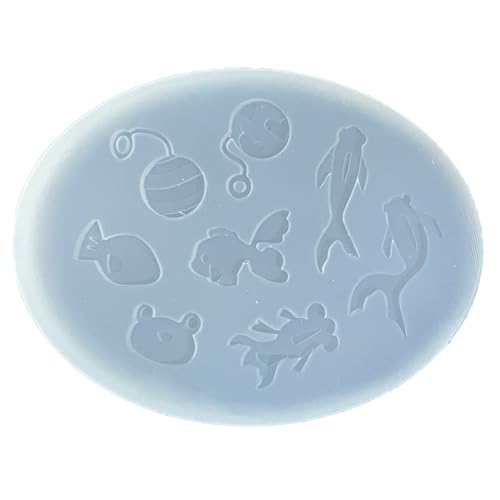 Ksikdeg Flexible Silikonform für einfache Epoxidharz-Formen für Fische/geformte Schmuckdekorationen Ksikdeg Flexible Silikonform für einfache Epoxidharz-Formen für Fische/geformte Schmuckdekorationen von Ksikdeg