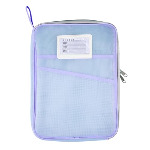 Ksikdeg Große Kapazität Datei Taschen Hausaufgaben Organizer Tasche Aktenordner Dokument Aufbewahrungstasche Reißverschluss Akademische Datei Tasche von Ksikdeg