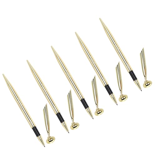 Ksikdeg Kugelschreiber mit Sockel, Empfangsstift, Unterschriften, Schreibtischstift, Zähler, Servicestift, Bürobedarf, 5 Stück von Ksikdeg
