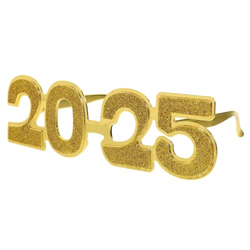 Ksikdeg Neujahrsbrille, ausgefallene Neujahrsparty-Brille, lustige Sonnenbrille, Brillen-Dekorationen für Neujahrsparty, mehrfarbig Ksikdeg Neujahrsbrille, ausgefallene Neujahrsparty-Brille, lustige Sonnenbrille, Brillen-Dekorationen für Neujahrsparty, mehrfarbig von Ksikdeg