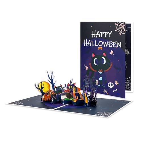 Ksikdeg Pop-up-3D-Grußkarte mit Halloween-Thema, Festival-Geschenke, Postkarte, handgefertigte Feste, Dekoration für Feiertage Ksikdeg Pop-up-3D-Grußkarte mit Halloween-Thema, Festival-Geschenke, Postkarte, handgefertigte Feste, Dekoration für Feiertage von Ksikdeg