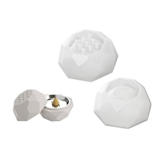 Ksikdeg Silikonform für Räuchergefäße, Kerzen, Tassen, Gips, Ornamente, Epoxidharz, Zuhause von Ksikdeg