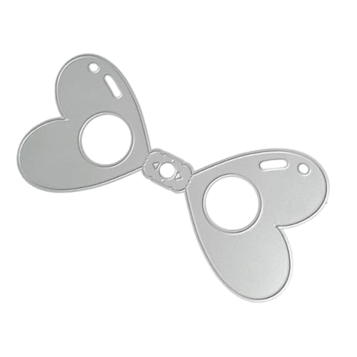 Ksikdeg Stanzschablonen aus Metall, Herzform, Karbonstahl, Stanzformen für Kartenherstellung, Scrapbooking von Ksikdeg