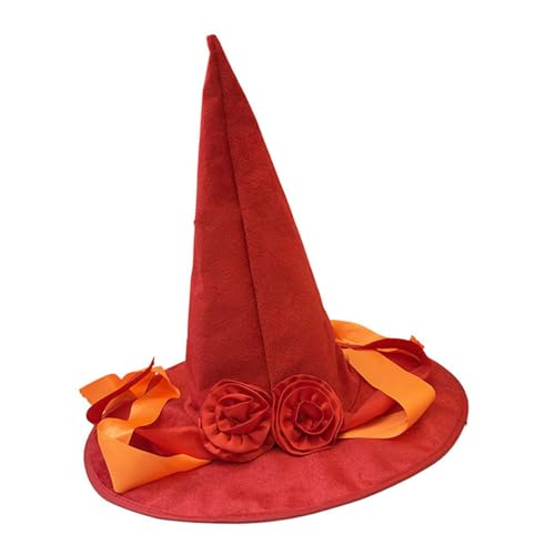 Ksikdeg Stilvoller Halloween-Hexenhut, handwaschbar, Party-Kopfbedeckung für Erwachsene, Kinder, Kostümpartys und Aufführungen, bequeme Hexe Ksikdeg Stilvoller Halloween-Hexenhut, handwaschbar, Party-Kopfbedeckung für Erwachsene, Kinder, Kostümpartys und Aufführungen, bequeme Hexe von Ksikdeg