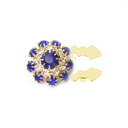 Ksikdeg Strass-Knopfabdeckungen, dekorative Knopfverzierung, Knopf, Blume, Knopfabdeckungen für Schmuckhandwerk von Ksikdeg