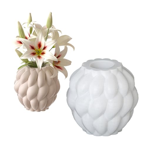 Moderne Silikonvase Handwerksformen Rotierende Regentropfenform Mehrzweckepoxidformen Für Wohnkunsthandwerk von Ksikdeg