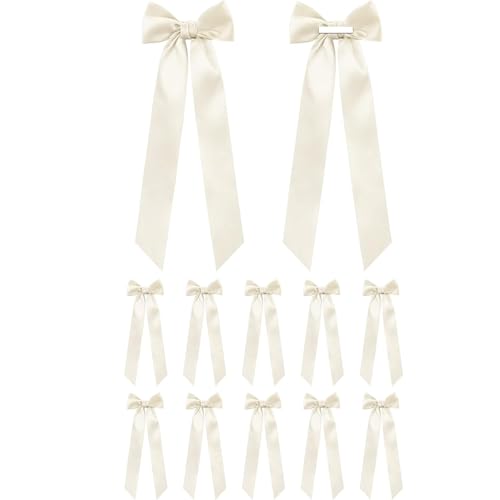 Satinschleifen im Ballettstil, elegante Party-Dekoration, Geschenkverpackungszubehör für Veranstaltungen, Bastelprojekte, Satin-Dekorationen für Partys, 12 Stück Satinschleifen im Ballettstil, elegante Party-Dekoration, Geschenkverpackungszubehör für Veranstaltungen, Bastelprojekte, Satin-Dekorationen für Partys, 12 Stück von Ksikdeg