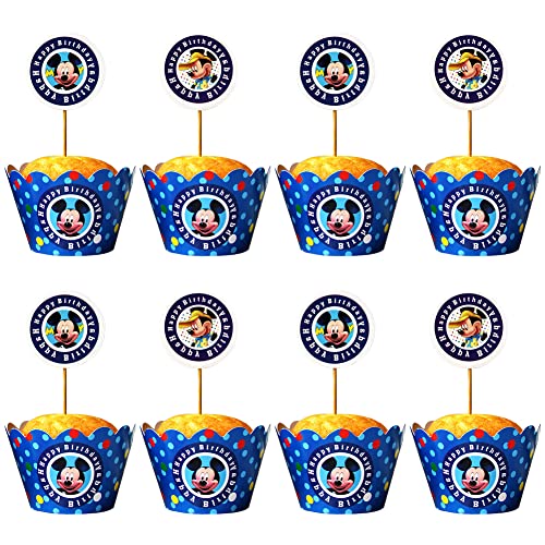 Cupcake Toppers, Geburtstagsdeko, Cupcake Topper, Muffin Deko Geburtstag, Party Kuchen Dekoration, Cupcake Topper Kinder - 48PCS von Ksopsdey
