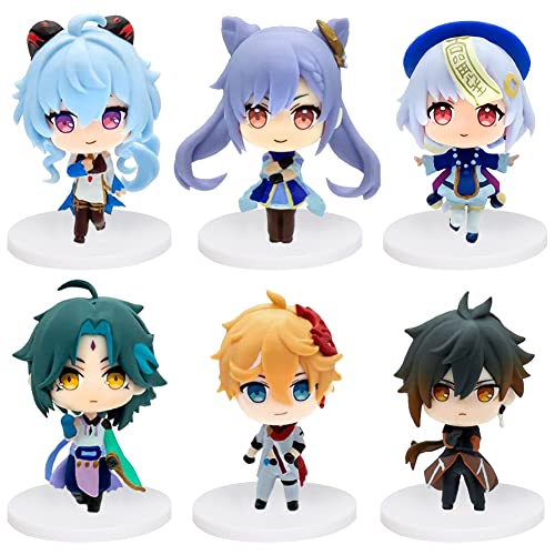 Genshin Impact Figuren Genshin Geburtstagstorte Dekoration für Kindergeburtstag Deko mädchen/Junge Genshin Cake Topper Auto Dekorationen Geburtstag Hochzeit Party Dekoration Versorgt 6 Stück Genshin Impact Figuren Genshin Geburtstagstorte Dekoration für Kindergeburtstag Deko mädchen/Junge Genshin Cake Topper Auto Dekorationen Geburtstag Hochzeit Party Dekoration Versorgt 6 Stück von Ksopsdey