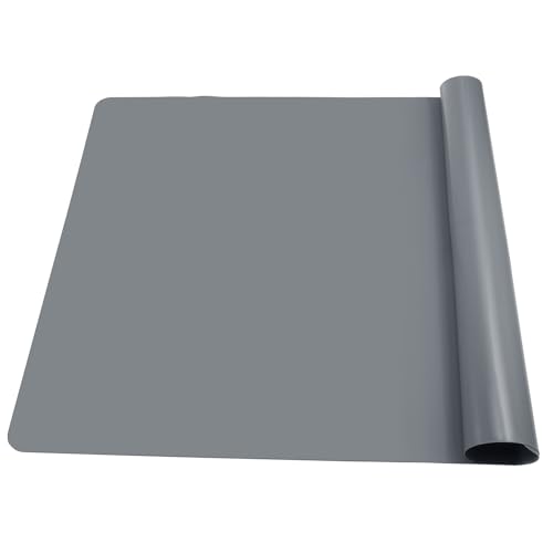 Kssvzz Silikonmatte Groß 70 x 50cm, Bastelunterlage, Silikon Unterlage Bastelmatte, Antihafte Rutschfeste Tischmatte, Malunterlage für Malen, Gießharz, Epoxidharz Handwerk, DIY, Grau Kssvzz Silikonmatte Groß 70 x 50cm, Bastelunterlage, Silikon Unterlage Bastelmatte, Antihafte Rutschfeste Tischmatte, Malunterlage für Malen, Gießharz, Epoxidharz Handwerk, DIY, Grau von Kssvzz