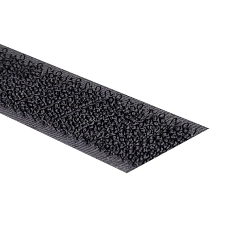 Kstar Klettband selbstklebend extra Stark, Hakenband oder Flauschband, Farbe, Breite, Länge wählbar, Klettverschluss selbstklebend (Hakenband, schwarz, 100 mm x 6 m) von Kstar