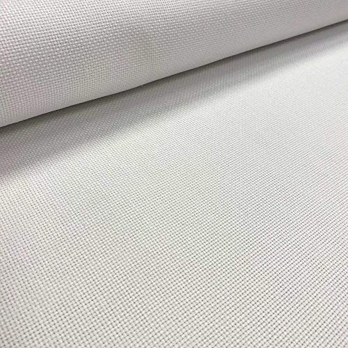 Kt KILOtela - Aida-Stoff Kreuzstich, Kreuzsticharbeiten, Baumwollstoff, 5,5 Stiche/cm, 14 Counts, 50 cm Länge x 150 cm Breite, Weiß Kt KILOtela - Aida-Stoff Kreuzstich, Kreuzsticharbeiten, Baumwollstoff, 5,5 Stiche/cm, 14 Counts, 50 cm Länge x 150 cm Breite, Weiß von Kt KILOtela