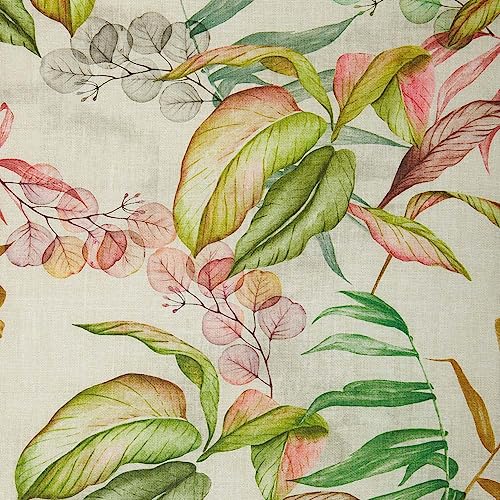 Kt KILOtela - Bedruckter Canvas-Stoff, Dekoration, Polsterung, Kissen, Vorhänge, Bettdecken, Taschen, Tischdecken, 100 cm Länge x 280 cm Breite, Blätter, Grün, Braun - 1 Meter Kt KILOtela - Bedruckter Canvas-Stoff, Dekoration, Polsterung, Kissen, Vorhänge, Bettdecken, Taschen, Tischdecken, 100 cm Länge x 280 cm Breite, Blätter, Grün, Braun - 1 Meter von Kt KILOtela