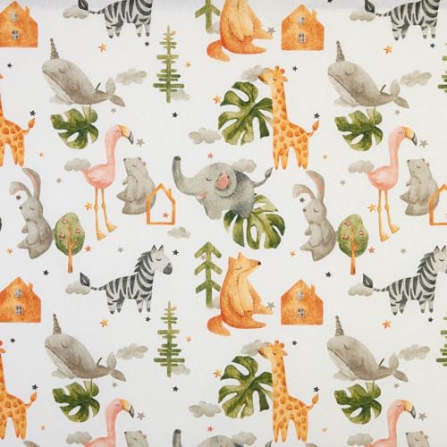 Kt KILOtela - Bedruckter Canvas-Stoff, Dekoration, Tapisserie, Kissen, Vorhänge, Tagesdecken, Taschen, Tischdecken, Bastelarbeiten, 300 cm Länge x 280 cm Breite, Tiere, Orange, Grün – 3 Meter Kt KILOtela - Bedruckter Canvas-Stoff, Dekoration, Tapisserie, Kissen, Vorhänge, Tagesdecken, Taschen, Tischdecken, Bastelarbeiten, 300 cm Länge x 280 cm Breite, Tiere, Orange, Grün – 3 Meter von Kt KILOtela