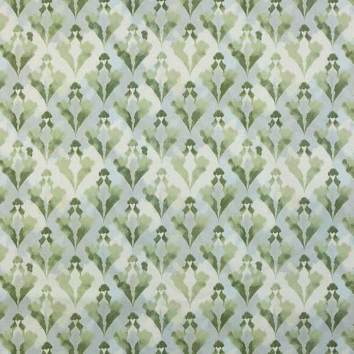 Kt KILOtela - Bedruckter Leinenstoff, Dekoration, Polster, Kissen, Taschen, 100 cm lang x 280 cm breit, geometrisch, Grün, 1 Meter Kt KILOtela - Bedruckter Leinenstoff, Dekoration, Polster, Kissen, Taschen, 100 cm lang x 280 cm breit, geometrisch, Grün, 1 Meter von Kt KILOtela