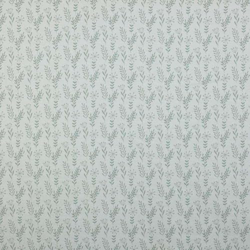 Kt KILOtela - Bedruckter Leinenstoff, Dekoration, Polster, Kissen, Vorhänge, Taschen, Tischdecken, 100 cm Länge x 280 cm Breite, Blätter, Grün, 1 Meter von Kt KILOtela