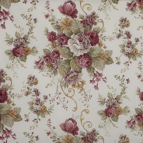 Kt KILOtela - Canvas Dekostoff, Home-Accessoires, Leichte Polsterung, Tischdecken, Kissen, Vorhänge, Taschen, 100 cm Länge x 280 cm Breite, Botanisch, Blumen, Pink - 1 Meter Kt KILOtela - Canvas Dekostoff, Home-Accessoires, Leichte Polsterung, Tischdecken, Kissen, Vorhänge, Taschen, 100 cm Länge x 280 cm Breite, Botanisch, Blumen, Pink - 1 Meter von Kt KILOtela