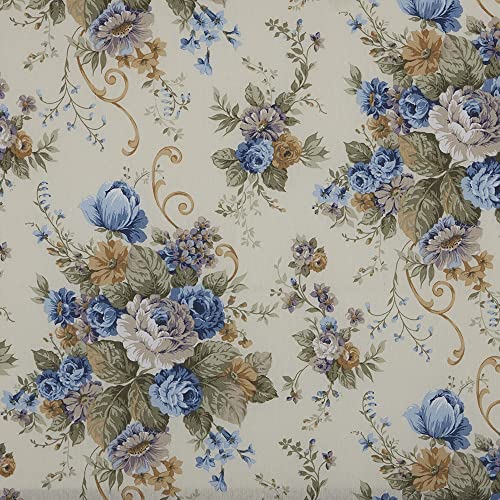 Kt KILOtela - Canvas Dekostoff, Home-Accessoires, Tischdecken, Kissen, Vorhänge, Taschen, Stück: 100 cm Länge x 280 cm Breite, Botanisch, Blätter, Granat - 1 Meter von Kt KILOtela