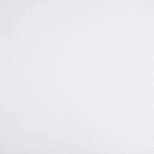 Kt KILOtela - Canvas Dekostoff, Home-Accessoires, Tischdecken, Vorhänge, Tischdecken, Kissen, Taschen, Lichtechtheit: 4-5, Länge 100 cm x Breite 280 cm, Weiß - 1 Meter von Kt KILOtela