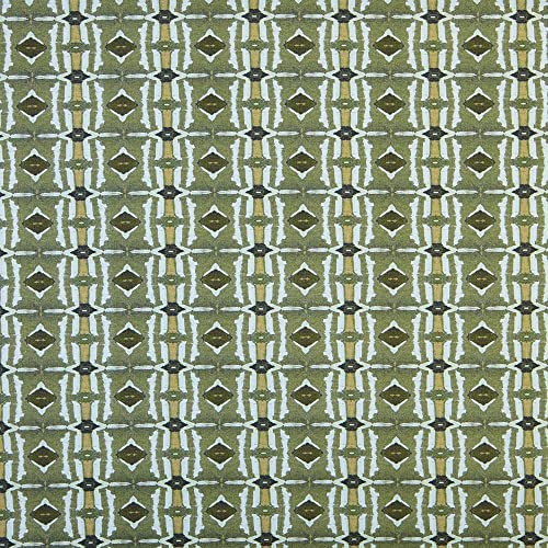 Kt KILOtela - Digital bedruckter Leinwandstoff, Half Panama Bio-Baumwolle, Dekoration, Tafel, Kissen, Vorhänge, Tischdecken, 100 cm lang x 280 cm breit, geometrische Motto, Grün - 1 Meter Kt KILOtela - Digital bedruckter Leinwandstoff, Half Panama Bio-Baumwolle, Dekoration, Tafel, Kissen, Vorhänge, Tischdecken, 100 cm lang x 280 cm breit, geometrische Motto, Grün - 1 Meter von Kt KILOtela