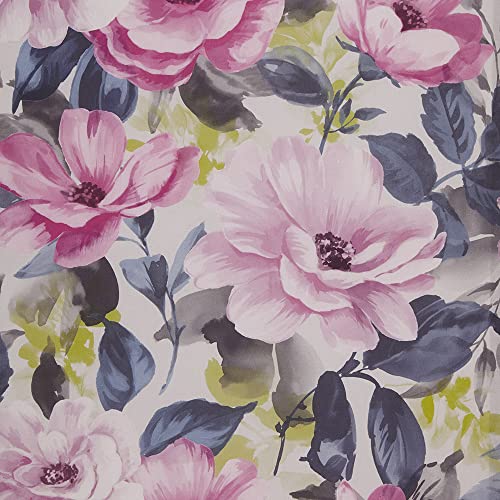 Kt KILOtela Digitaldruck Dekostoff Halbpanama, Organischer Baumwolle, Leichte Bezüge, Kissen, Tischdecken, Gardinen, Vorhänge, Länge 100 cm x Breite 280 cm, Blumen Gardenia, Rosa, Blau, Grün - 1 meter Kt KILOtela Digitaldruck Dekostoff Halbpanama, Organischer Baumwolle, Leichte Bezüge, Kissen, Tischdecken, Gardinen, Vorhänge, Länge 100 cm x Breite 280 cm, Blumen Gardenia, Rosa, Blau, Grün - 1 meter von Kt KILOtela
