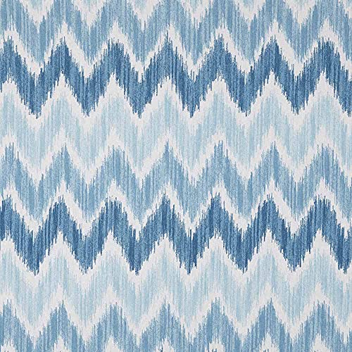 Kt KILOtela - Meterware Leinenstoff Bedruckt, Dekoration, Kissen, Polsterung, Breite 280 cm, Länge zur Auswahl von 50 in 50 cm, Andratx, Ikat, Jadeblau Kt KILOtela - Meterware Leinenstoff Bedruckt, Dekoration, Kissen, Polsterung, Breite 280 cm, Länge zur Auswahl von 50 in 50 cm, Andratx, Ikat, Jadeblau von Kt KILOtela