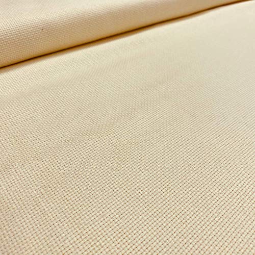 Kt KILOtela - Panama-Stoff für Kreuzstich, Aida-Stoff, Baumwolle, 5,5 Stiche/cm, 14 Perlen, Länge 50 cm, Breite 150 cm, Beige 0,50 m Kt KILOtela - Panama-Stoff für Kreuzstich, Aida-Stoff, Baumwolle, 5,5 Stiche/cm, 14 Perlen, Länge 50 cm, Breite 150 cm, Beige 0,50 m von Kt KILOtela