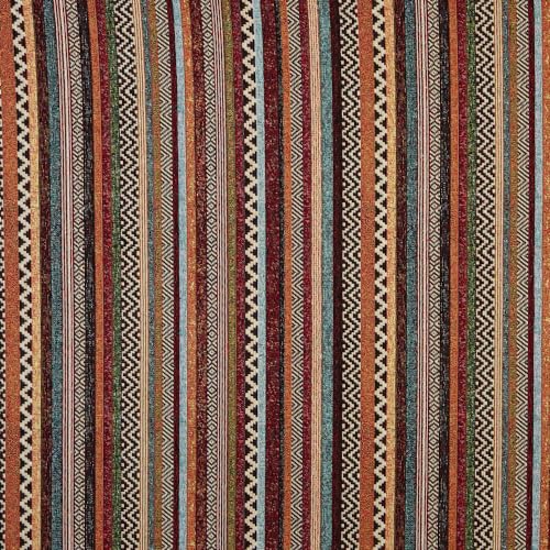 Kt KILOtela - Polsterstoff, Jacquard Gobelin, Stuhlbezug, Kissen, Kopfteil, Sofa, Taschen, verschleißfest, Breite 280 cm, Länge wählbar 50 in 50 cm, Streifen, mehrfarbig Kt KILOtela - Polsterstoff, Jacquard Gobelin, Stuhlbezug, Kissen, Kopfteil, Sofa, Taschen, verschleißfest, Breite 280 cm, Länge wählbar 50 in 50 cm, Streifen, mehrfarbig von Kt KILOtela