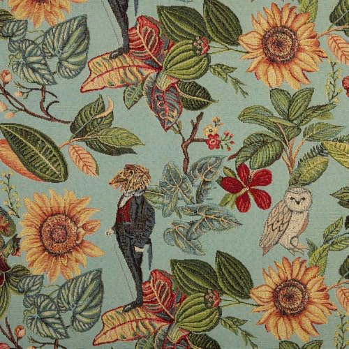 Kt KILOtela - Polsterstoff, Jacquard Gobelin, Stuhlbezug, Kissen, Kopfteil, Sofa, Taschen, verschleißfest, Breite 280 cm, Länge wählbar 50 in 50 cm, Psychedelia, Löwen, Eulen Kt KILOtela - Polsterstoff, Jacquard Gobelin, Stuhlbezug, Kissen, Kopfteil, Sofa, Taschen, verschleißfest, Breite 280 cm, Länge wählbar 50 in 50 cm, Psychedelia, Löwen, Eulen von Kt KILOtela