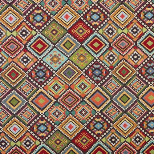 Kt KILOtela - Polsterstoff, Jacquard Gobelin, Stuhlbezug, Kissen, Kopfteil, Sofa, Taschen, verschleißfest, Breite 280 cm, Länge wählbar 50 in 50 cm, ethnisch, Lhotse, mehrfarbig Kt KILOtela - Polsterstoff, Jacquard Gobelin, Stuhlbezug, Kissen, Kopfteil, Sofa, Taschen, verschleißfest, Breite 280 cm, Länge wählbar 50 in 50 cm, ethnisch, Lhotse, mehrfarbig von Kt KILOtela