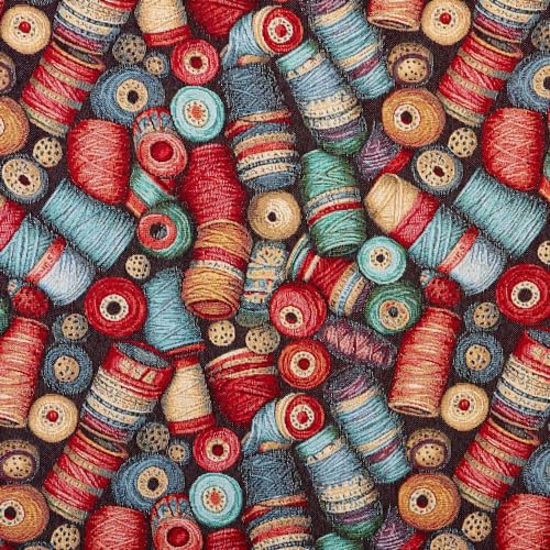 Kt KILOtela - Polsterstoff, Jacquard Gobelin, Stuhlbezug, Kissen, Kopfteil, Sofa, Taschen, verschleißfest, Nähen, 100 cm Länge x 280 cm Breite, Fäden, Nähen, mehrfarbig - 1 Meter Kt KILOtela - Polsterstoff, Jacquard Gobelin, Stuhlbezug, Kissen, Kopfteil, Sofa, Taschen, verschleißfest, Nähen, 100 cm Länge x 280 cm Breite, Fäden, Nähen, mehrfarbig - 1 Meter von Kt KILOtela
