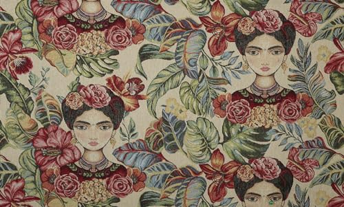 Kt KILOtela - Polsterstoff, Jacquard Gobelin, Stuhlbezug, Kissen, Kopfteil, Sofa, Taschen, verschleißfest, Nähen, 100 cm lang x 280 cm breit, Frida - 1 Meter Kt KILOtela - Polsterstoff, Jacquard Gobelin, Stuhlbezug, Kissen, Kopfteil, Sofa, Taschen, verschleißfest, Nähen, 100 cm lang x 280 cm breit, Frida - 1 Meter von Kt KILOtela