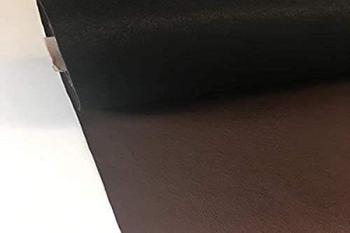 Kt KILOtela - Polsterstoff, Kunstleder Stoff, Möbelpolstern, Möbelstoff zum Nähen, Sitzbezügen für Stühle, Hocker, 50 cm Länge x 147 cm Breite, Schokoladenbraun - 0,50 Meter von Kt KILOtela