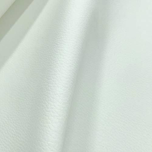 Kt KILOtela - Polsterstoff, Kunstleder Stoff, Möbelpolstern, Möbelstoff zum Nähen, Sitzbezügen für Stühle, Hocker, 50 cm Länge x 147 cm Breite, Weiß - 0,50 Meter Kt KILOtela - Polsterstoff, Kunstleder Stoff, Möbelpolstern, Möbelstoff zum Nähen, Sitzbezügen für Stühle, Hocker, 50 cm Länge x 147 cm Breite, Weiß - 0,50 Meter von Kt KILOtela