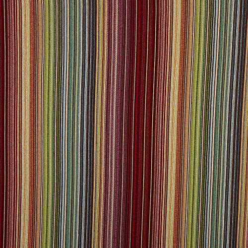 Kt KILOtela Polsterstoff - Dekostoff - Gobelin Jacquard - 280 cm Breite - Meterware ab 0,5 m - Preis Gilt für 0,5 m | Streifen - Multicolor von Kt KILOtela