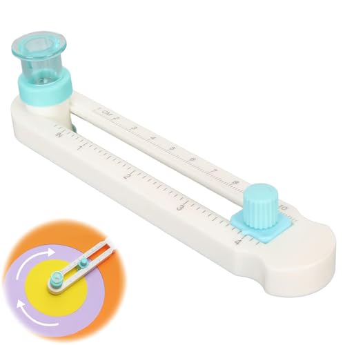 Kreis Papierschneider, Verstellbarer Kreisschneider, Bastelschneidewerkzeug, Geeignet für Heimwerkerarbeiten, Büros, Kindergärten, Schulen, Schneidet Verschiedene Arten von Papier Kreis Papierschneider, Verstellbarer Kreisschneider, Bastelschneidewerkzeug, Geeignet für Heimwerkerarbeiten, Büros, Kindergärten, Schulen, Schneidet Verschiedene Arten von Papier von Ktnyl