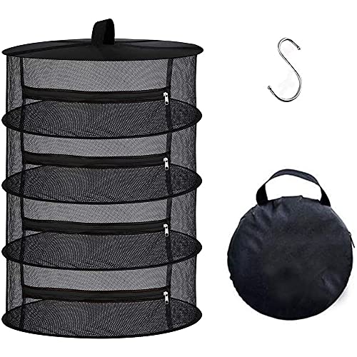 Trocknungs Netz, Schichten Trocknungsnetz, Drying Net zum Aufhängen Wasser, Klappbar Trocknungsnetz, für Pullover, Obst, Gemüse, Kräuter, Pflanzen von Ktnyl