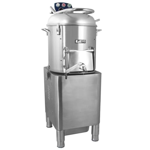 KuKoo Gastro Kartoffelschälmaschine Kartoffelschäler Kartoffel 20 KG Schälmaschine 950W von KuKoo