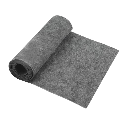 Filz Filzstoff Filzstoff aus Filz als Meterware für die Camperausbau Innenraumverkleidung,DIY Nadelfilz zum Basteln Handwerken Dekoration,Filzrolle,Filzmatte oder Filzunterlage zum Basteln (Grau) von Kuabiz