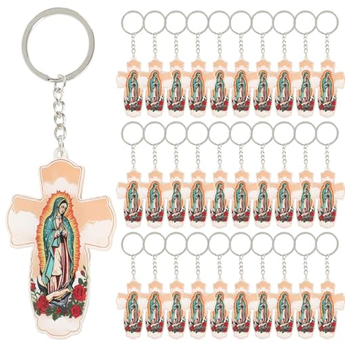 Kuabiz Acryl-Schlüsselanhänger "Our Lady of Guadalupe", katholische Taufe, Gastgeschenke für Gäste, Erstkommunion, christliches Geschenk, Schlüsselanhänger, Virgen De Guadalupe Llaveros für Kuabiz Acryl-Schlüsselanhänger "Our Lady of Guadalupe", katholische Taufe, Gastgeschenke für Gäste, Erstkommunion, christliches Geschenk, Schlüsselanhänger, Virgen De Guadalupe Llaveros für von Kuabiz