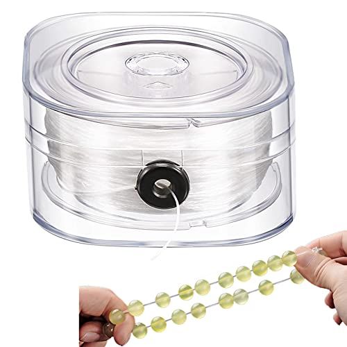 Kristall Elastische Schnur, 0,6 mm, 95 m, Dehnbar Armband, Schnüre für Perlenschmuck Armbänder, Transpant Schmuckfaden, Elastisch Perlenstickerei, für Party-Schmuck, Perlenarmbänder von Kuaikely